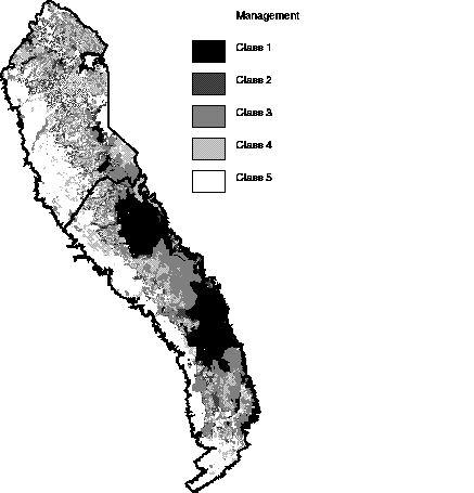 Sierra Nevada Region Managed Areas