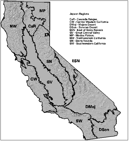 California Location Map